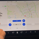The Model 3's center touch screen.